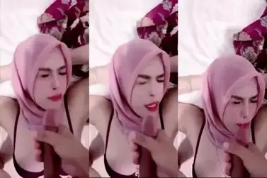 Jilbab Diyana Sakura Crot di Muka Mulut Penuh Sperma Panas